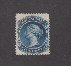 NOVA SCOTIA # 10 VF-LIGHT USED 5cts Q/VICTORIA FREE SHIPPING