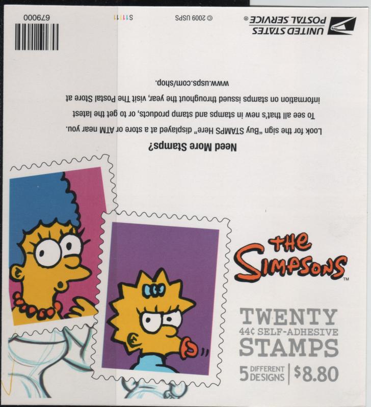 4403b 44c The Simpsons Marge & Maggie Back MNH