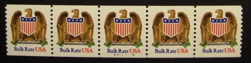 Scott 2602, 10c Eagle & Shield, PNC5, #A11 11 11 10 10