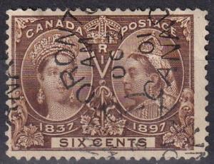 Canada #55 F-VF Used  CV $175.00  Z701