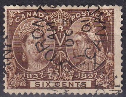 Canada #55 F-VF Used  CV $175.00  Z701