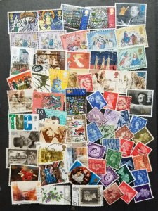 GB GREAT BRITAIN UK England  Used Stamp Lot Collection T5340