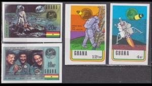 1970	Ghana	397-400b	Apollo 11	13,00 €