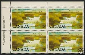 Canada 937 TL Plate Block #3 MNH Point Pelee