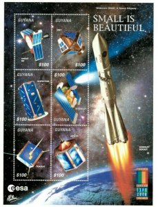 Guyana - 2000 - Apollo - Space - Sheet Of 6 stamps - Scott #3502 - MNH