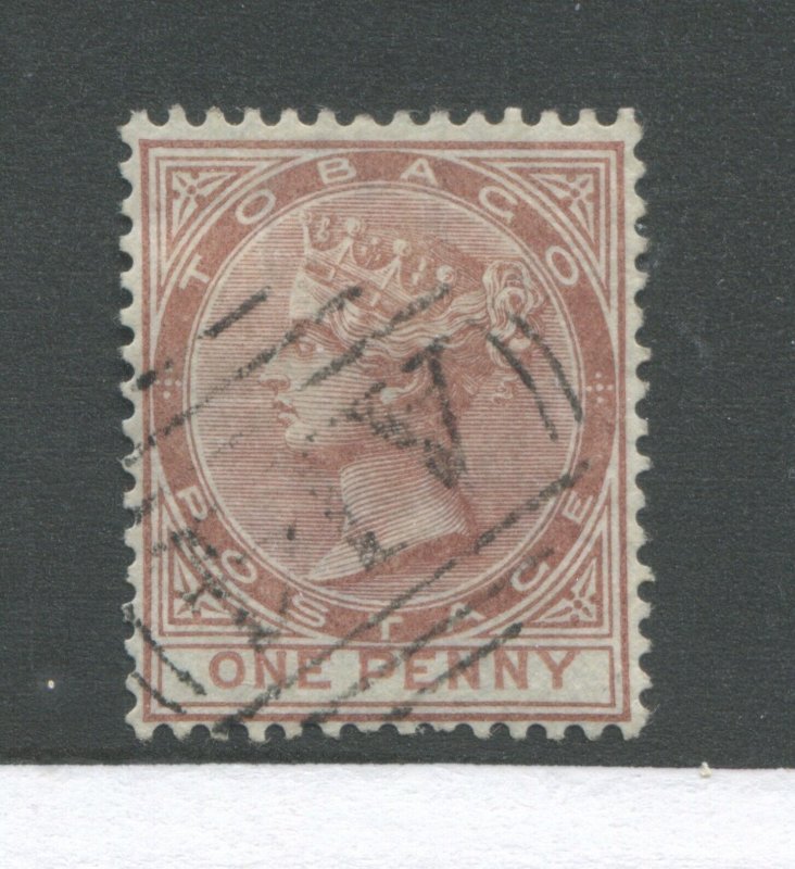 Tobago QV 1880 1d used