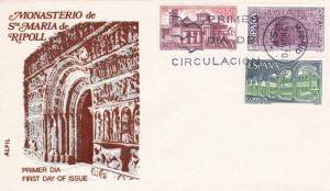 Spain 1970 Ripoll Monastery FDC Unadressed VGC