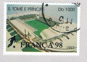 St Thomas & Prince  Used Stadium A 1 1998 (BP81002)