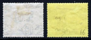 ST.KITTS-NEVIS KG V 1921-29 ½d. & 3d. Wmk Mult Script CA SG 37 &  SG 45a MINT