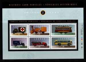 CANADA SGMS1611 1994 HISTORIC AUTOMOBILES (2ND SERIES) MNH