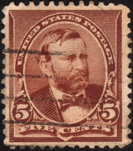 1890, US 5c, Ulysses S. Grant, Used, Sc 223