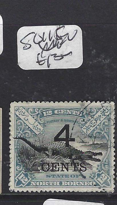 NORTH BORNEO  (PP2811B)  4C/12C CROCODILE SG 115   VFU