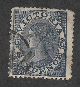 Victoria Scott #77 Used 6p Victoria stamp 2017 CV $4.25