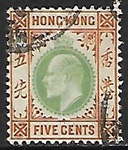 Hong Kong # 91 - King Edward VII - used.....{GR45}