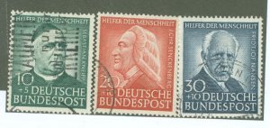 Germany #B335-37 Used Multiple