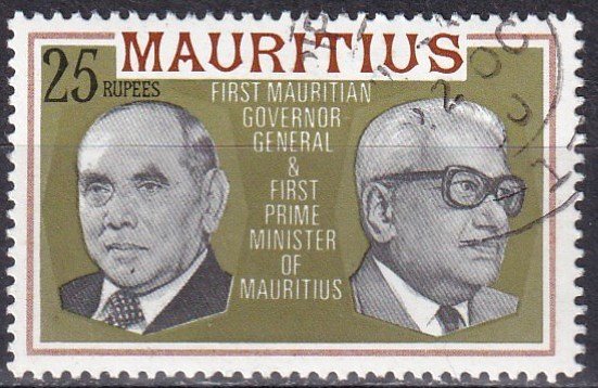 Mauritius #463  F-VFUsed CV $9.75 (SU8034)