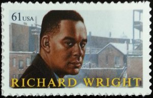 2009 61c Richard Wright, Literacy Scott 4386 Mint F/VF NH