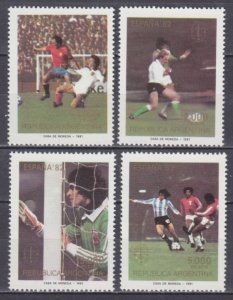 1981 Argentina 1535-1538 1982 FIFA World Cup in Spain 8,00 €