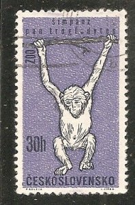 Czechoslovakia  Scott  1112   Monkey     Used