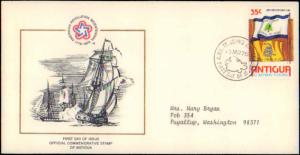 Antigua, Worldwide First Day Cover, Americana