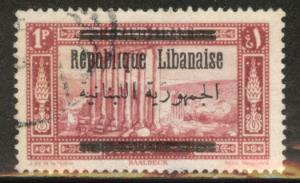 LEBANON Scott 88 used 1928 stamp