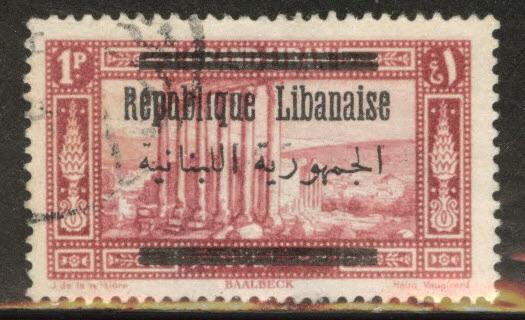 LEBANON Scott 88 used 1928 stamp