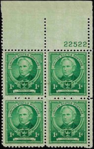 869 Mint,OG,NH... Plate Block of 4... SCV $2.25