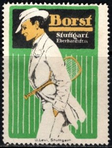 Vintage Germany Poster Stamp Borst Stuttgart