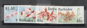 Barbados #826-829 Mint (NH) Single (Complete Set) (Flora)