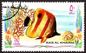 1972, Ras al Khaimah 50d, Used CTO, Mi 629A