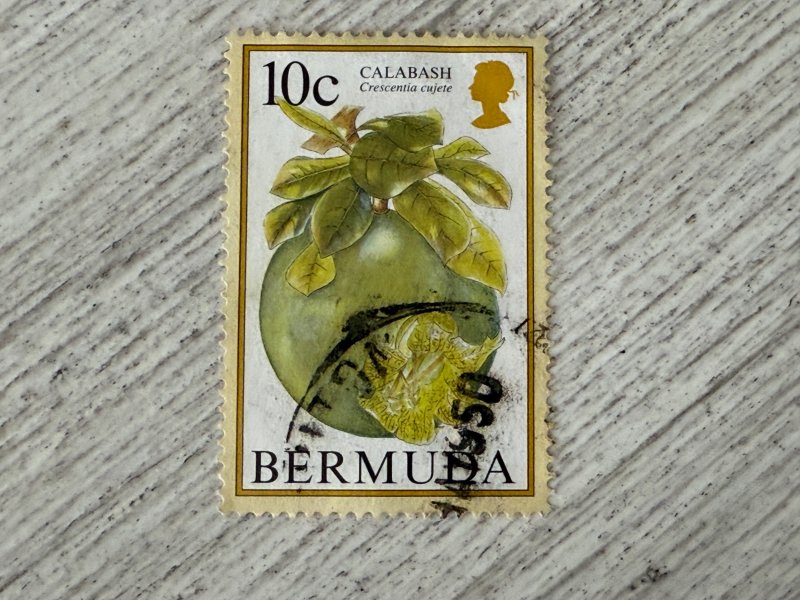 Bermuda #670 Used, 10c, Flowering Fruits, 2024 SCV.$0.45