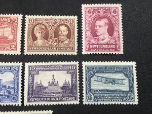 NEW FOUNDLAND # 163-171-MINT/HINGED---COMPLETE SET------1929-31