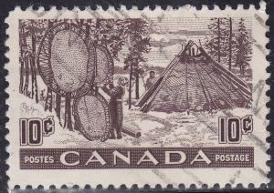 Canada 301 Drying Animal Hides 1950