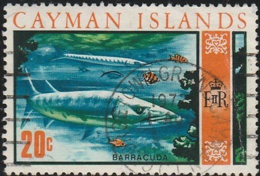 Cayman Islands, #273  Used From 1970,  CV-$1.75