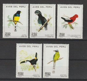 PERU 1972 SG 1131/35 MNH