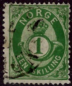 Norway #16 Used Fine SCV$20...Chance to buy a Bargain!