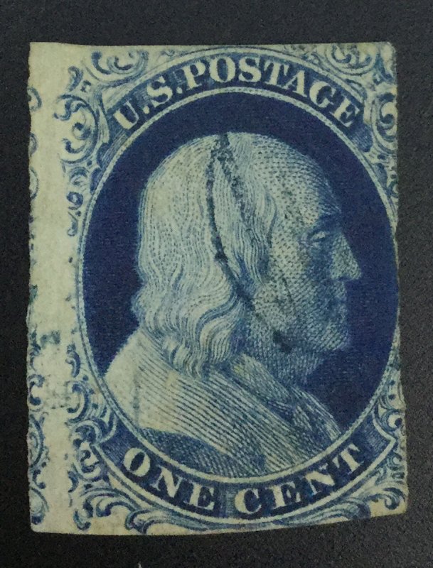 US STAMPS #9 IMPERF USED LOT #21802