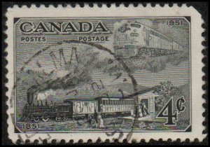 Canada 311 - Used - 4c Trains of 1851 & 1951 (1951)