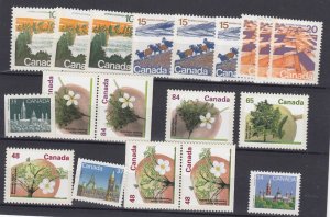 Canada Modern Mint Collection Of 19 MNH BP7827