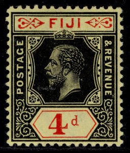 FIJI QV SG131b, 4d black & red/orange-buff, M MINT. Cat £50.