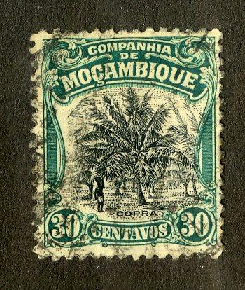 MOZAMBIQUE COMPANY 134 USED SCV $0.80 BIN $0.35 TREE