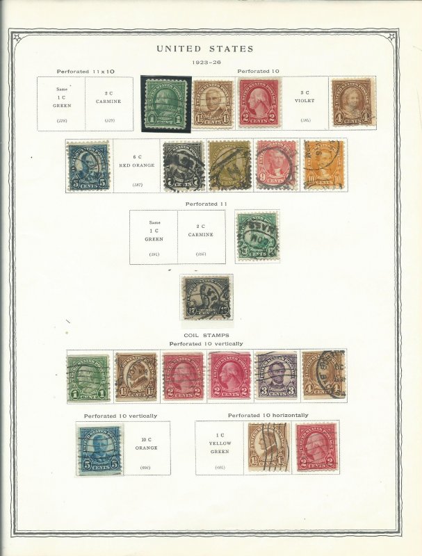 Scott Minuteman Stamp Album For United States Stamps With Stamps