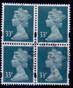 Great Britain, 2000, QEII, Machin, 33p,  sc#MH261, used**
