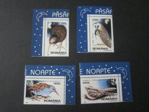 Romania 1998 Sc 4225-8 bird set MNH