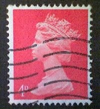 Great Britain, Scott #MH7, used (o), 1969, Machin: Queen Elizabeth II, 4d