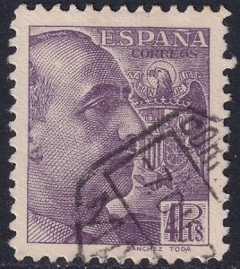 Spain 1939 Sc 688 used