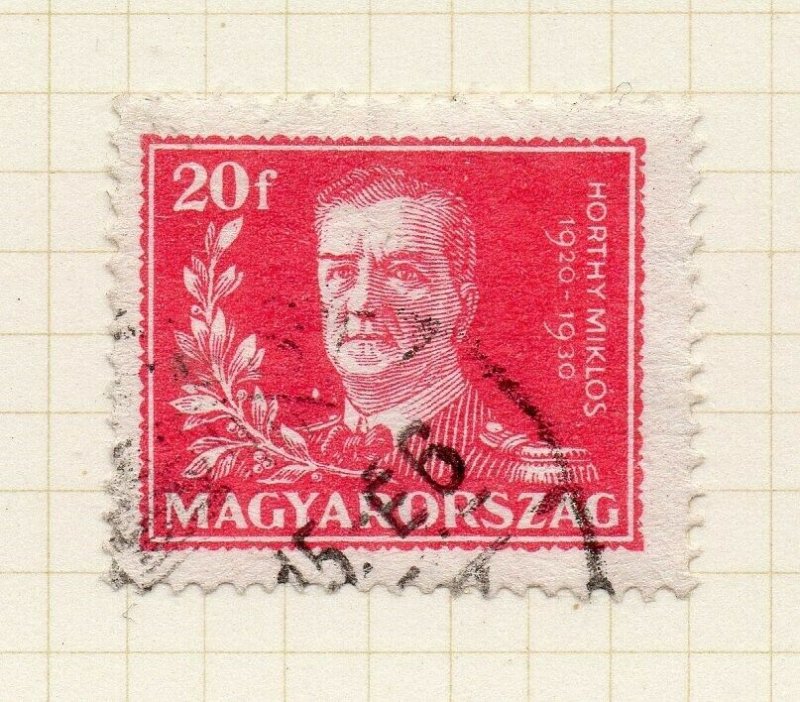 Hungary 1938 Early Issue Fine Used 20f. NW-176007