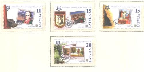 Latvia Sc 633-6 2006 Europa stamp set  mint NH