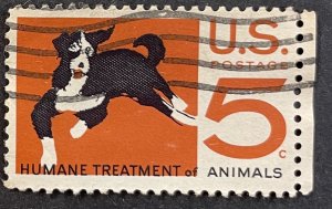 US #1307 Used F/VF 5c Humane Treatment of Animals 1966 [B55.3.4]