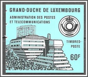 Luxembourg #756-757 Robert Schuman Complete Booklet MNH